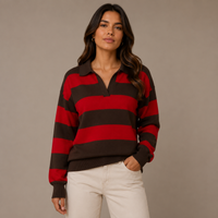 Marrom Chocolate + Vermelho Carmim